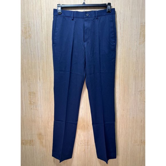 Apt. 9 Pants Apt 9 Mens Dress Pants Slim Fit Navy Blue 3 X 32